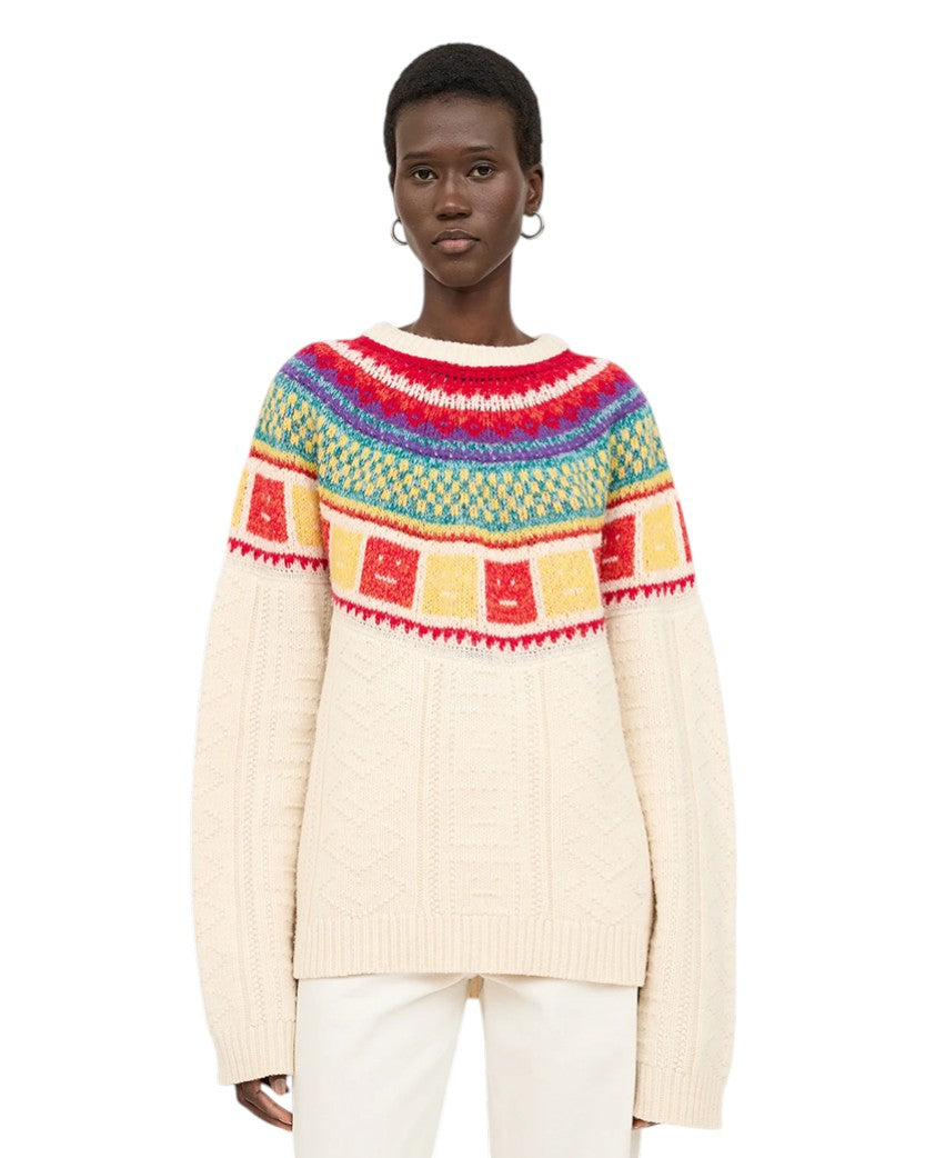 Acne Studios Rainbow Crew Neck Wool Sweater