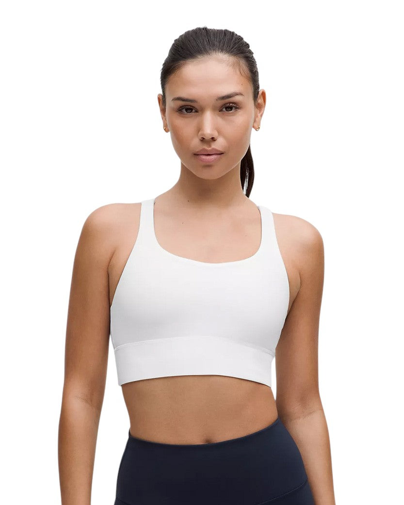 Lululemon Energy Longline Bra Medium Support White