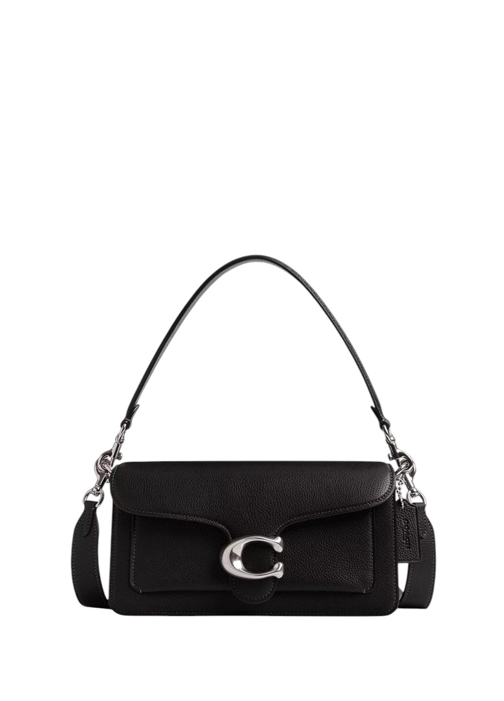Coach Tabby Shoulder Bag 26 Black/Silver