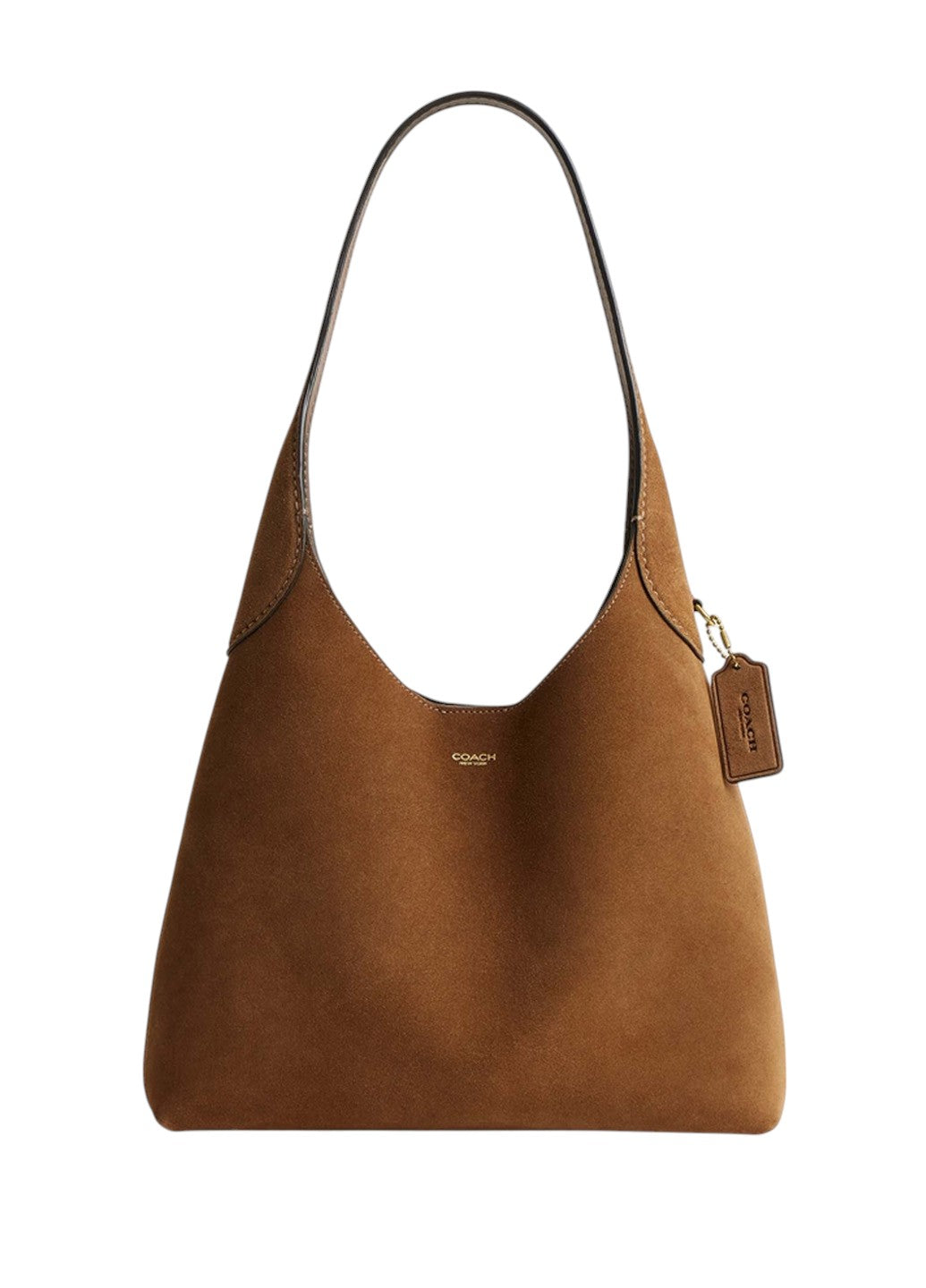 Coach Brooklyn Suede Shoulder Bag 28 Cedar