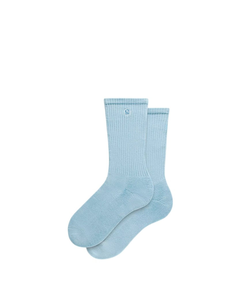 Lululemon Unisex Daily Essential Crew Socks Seafoam