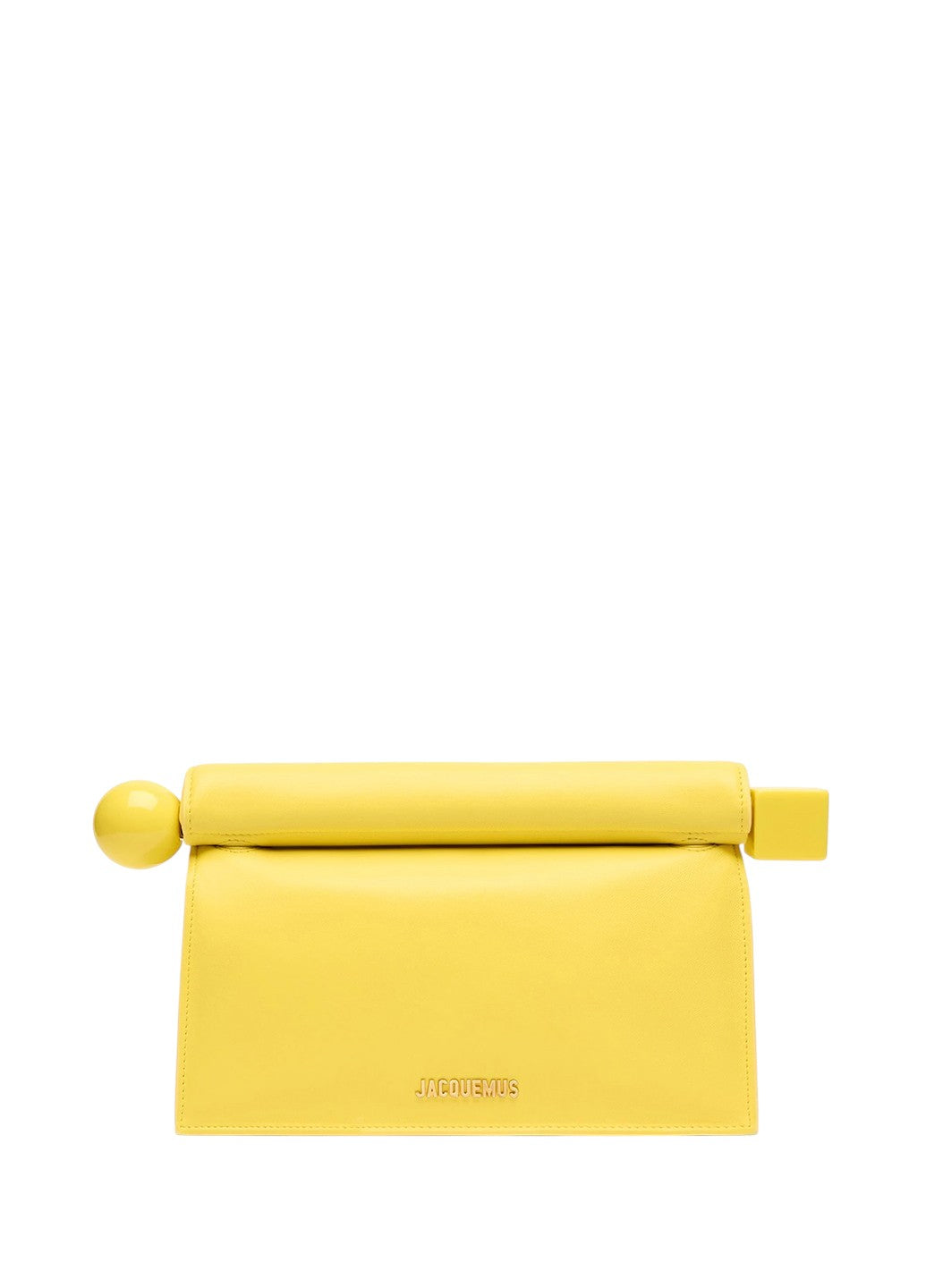 Jacquemus The Rond Carre Clutch Yellow