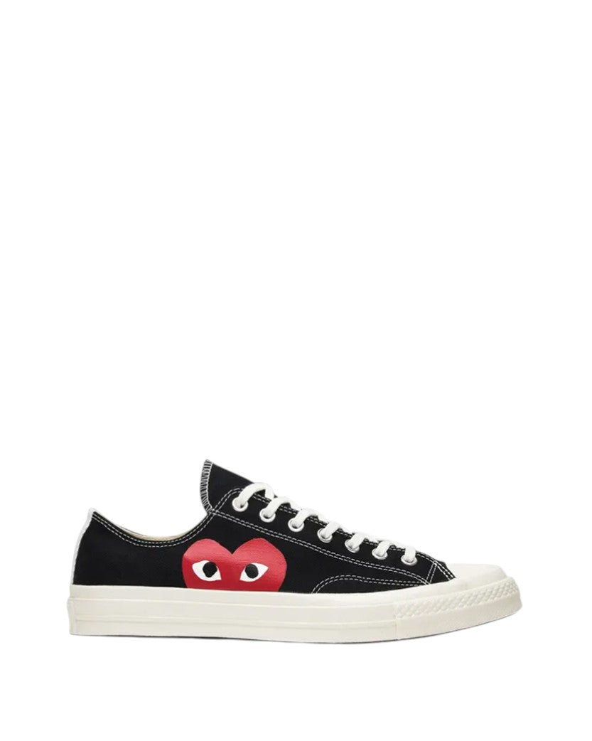 Converse x Comme Des Garcons Play Low Top Sneakers Black — SSTORIES