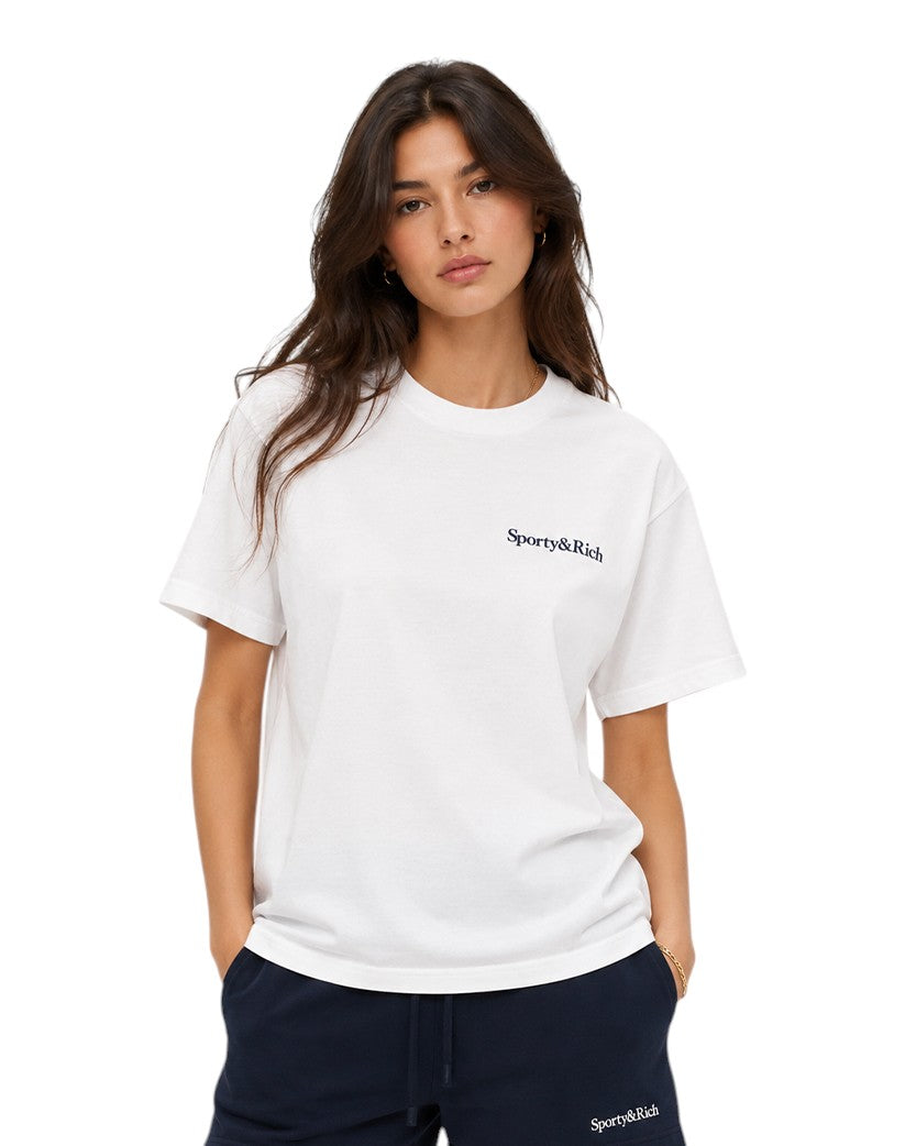 Sporty & Rich Health Is Wealth T-Shirt White