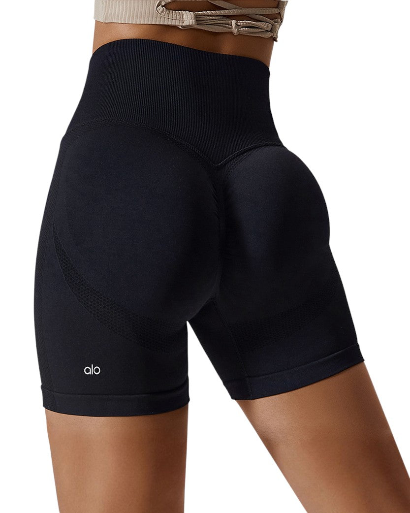 Alo Yoga Push-Up Shorts Black WZX11-BK