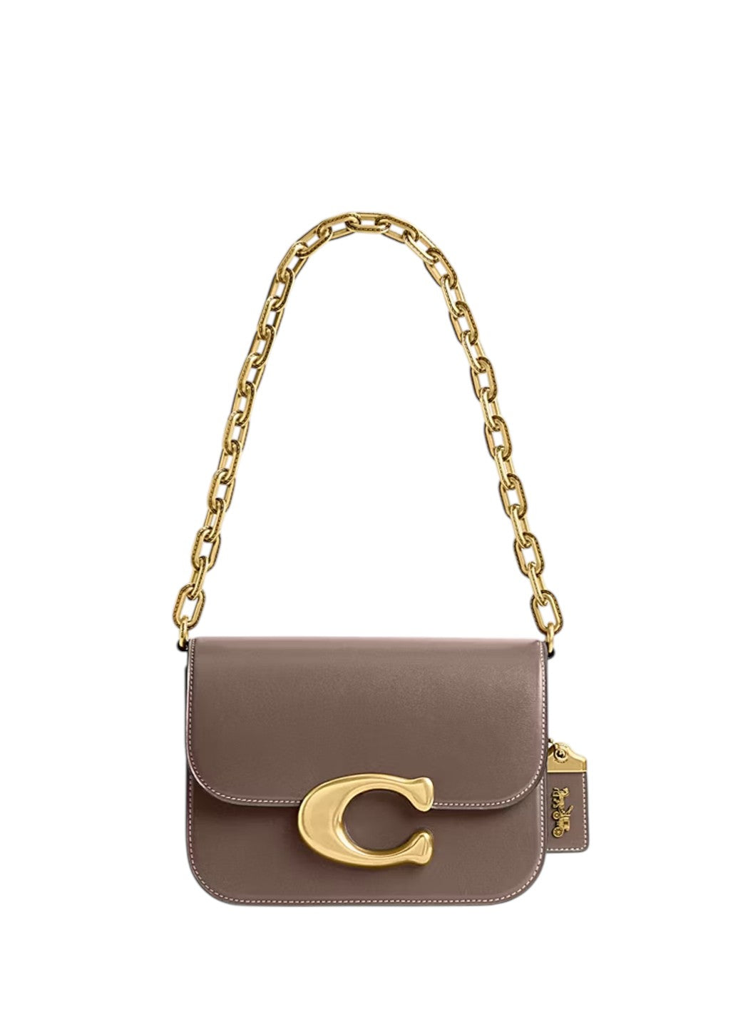 Coach Idol Shoulder Bag Dark Stone