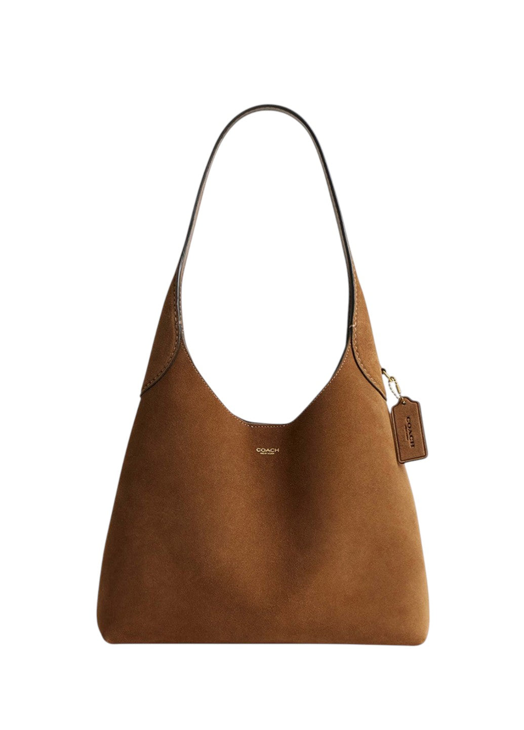 Coach Brooklyn Suede Shoulder Bag 28 Cedar