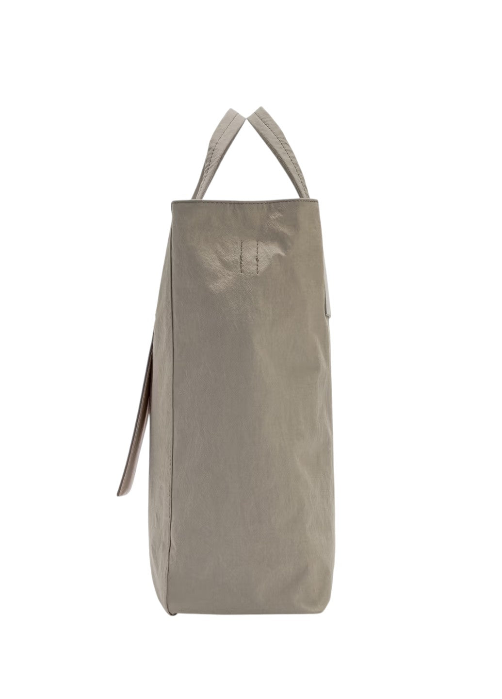 Acne Studios Baker Out medium canvas and printed leather tote Grey