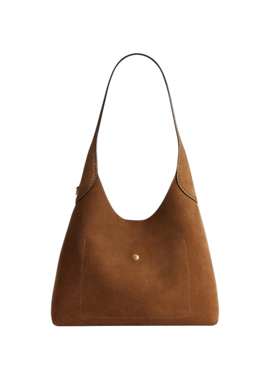 Coach Brooklyn Suede Shoulder Bag 28 Cedar