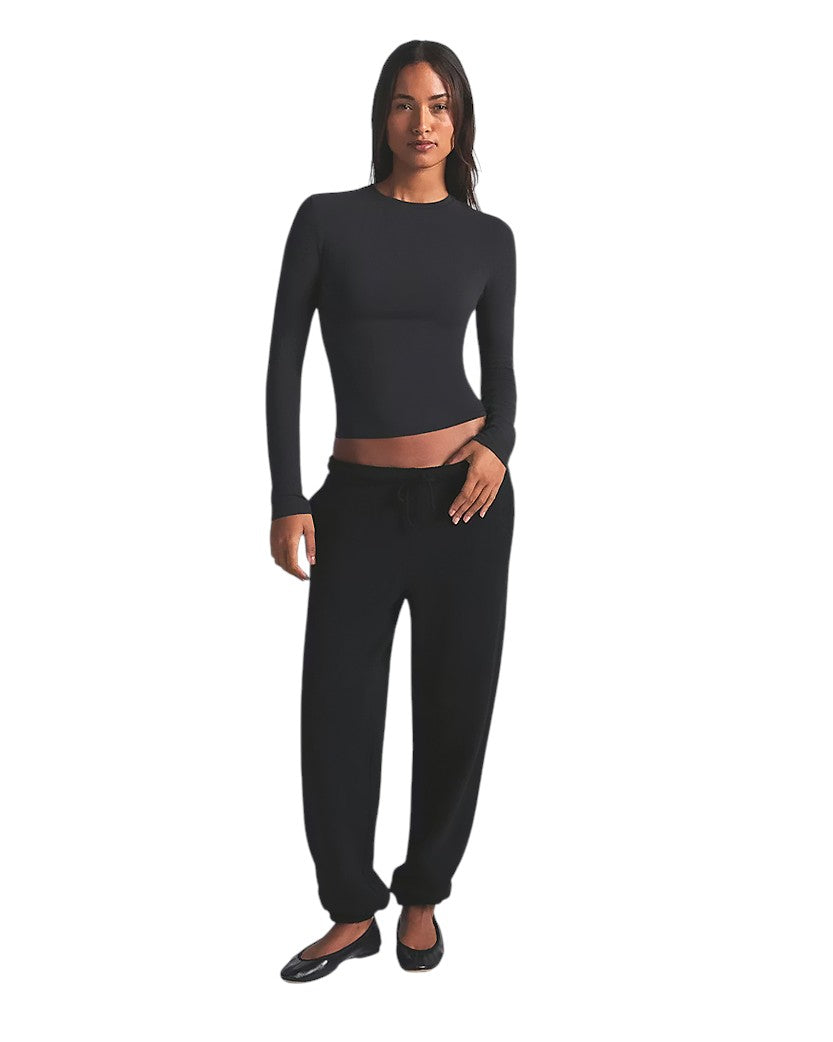 skims トレーナー　【s】 Лонгслів Skims Soft Smoothing Seamless Long Sleeve T-Shirt Onyx