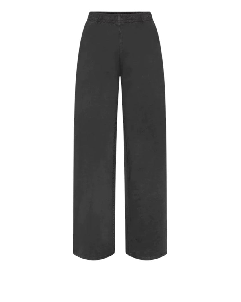 Skims French Terry Straight Leg Pant Black