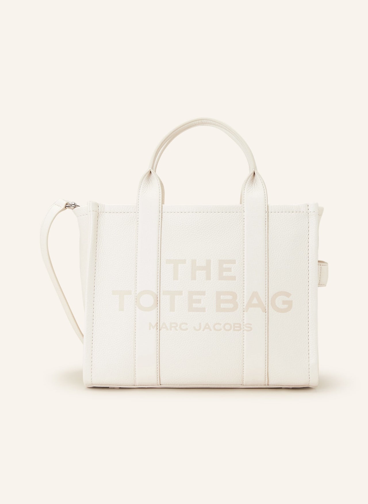 Marc Jacobs Leather Mini Tote Bag White