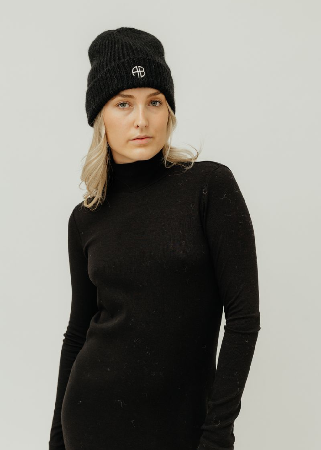 Anine Bing Elia Beanie Black