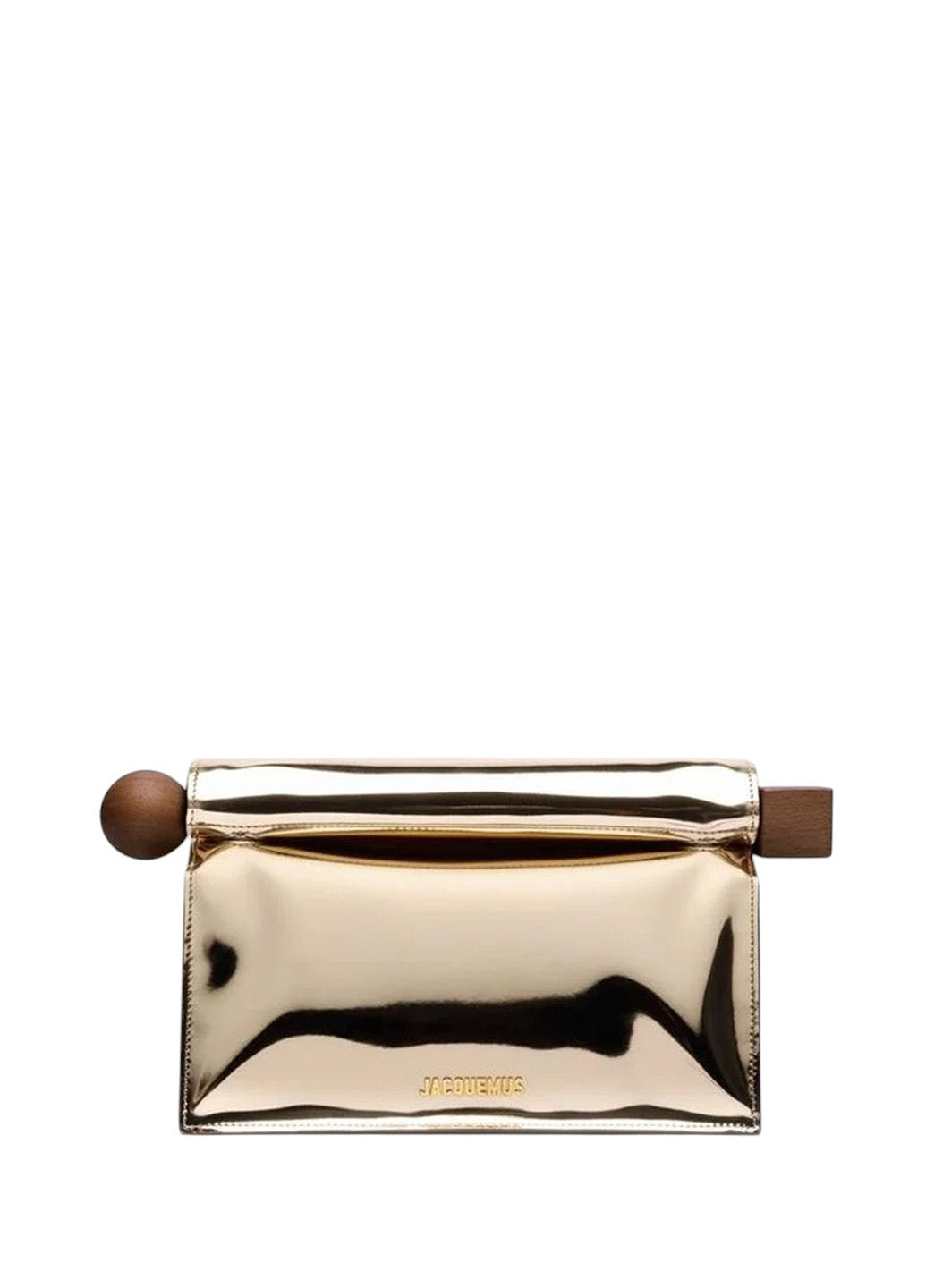 Jacquemus The Rond Carre Clutch Gold