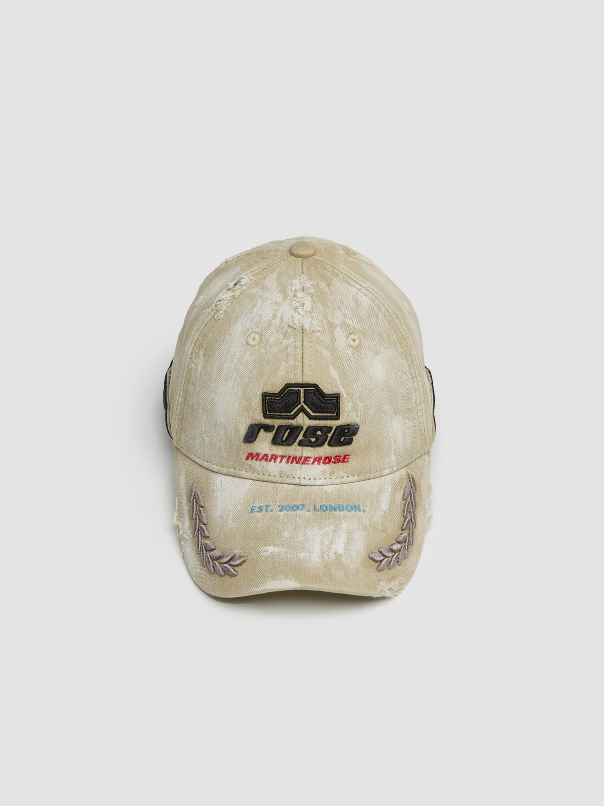 Martine Rose Rolled Back Cap Beige