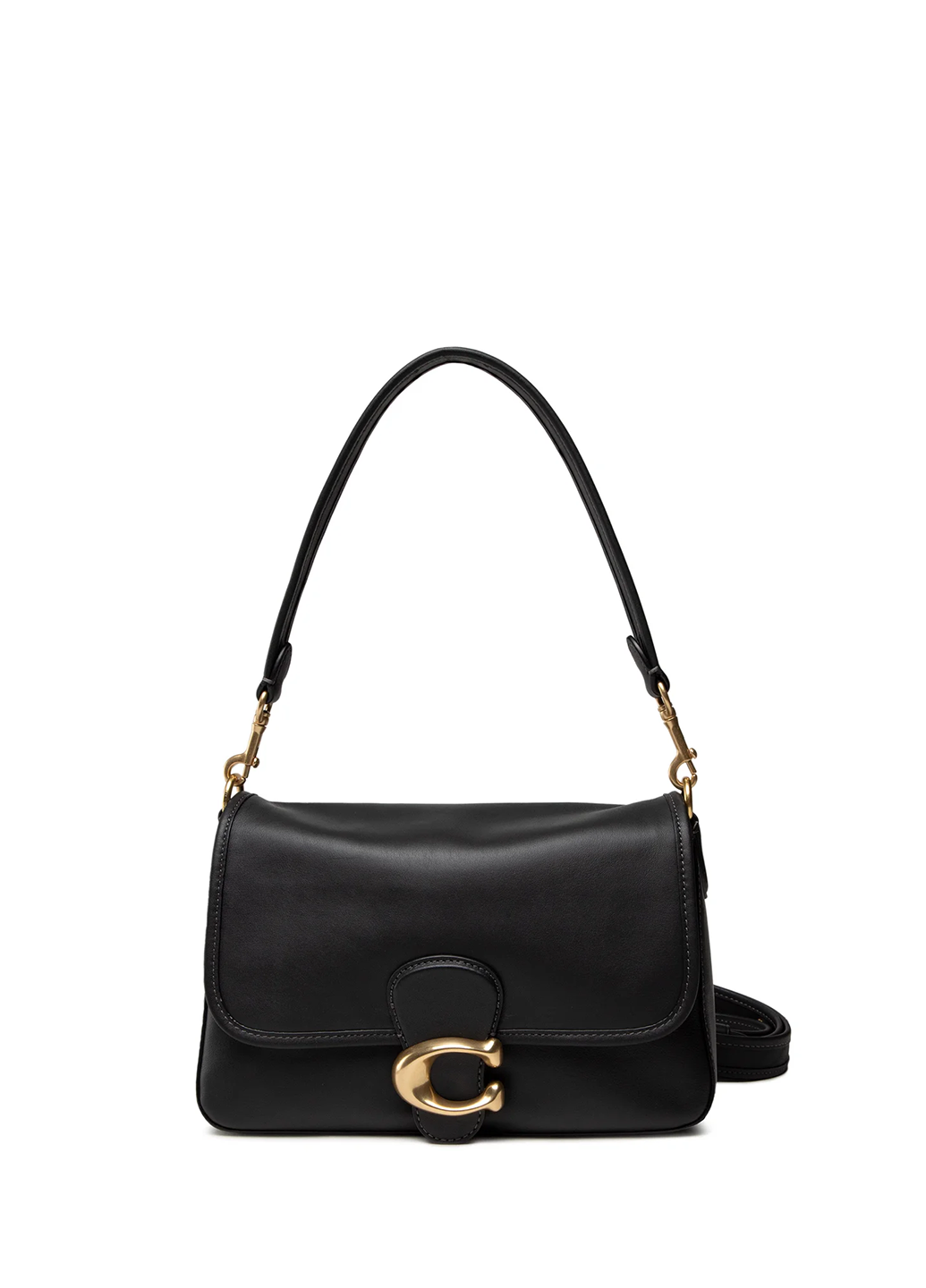 Coach Soft Tabby Shoulder Bag Black