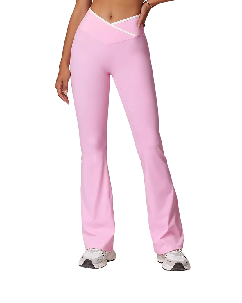 Alo Yoga Contrast Line Pants Pink