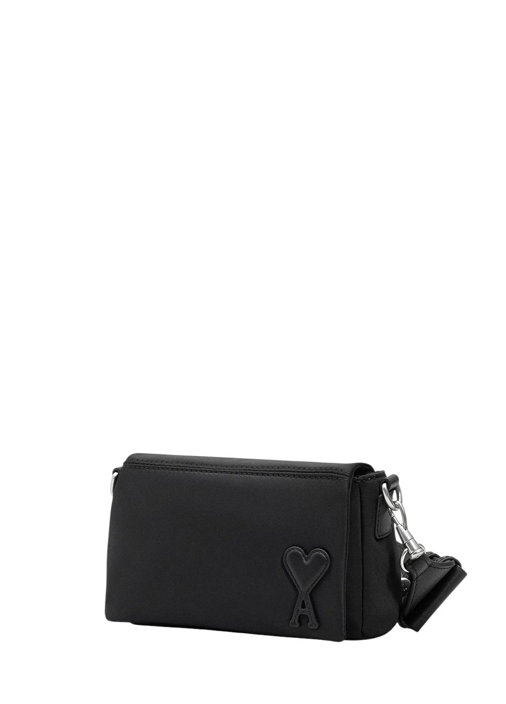 Сумка AMI Paris Marcel Nylon Lunch Box Bag Black | SSTORIES