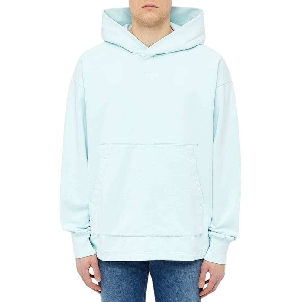 Acne Studios Franklin Reverse Logo Hoody Blue