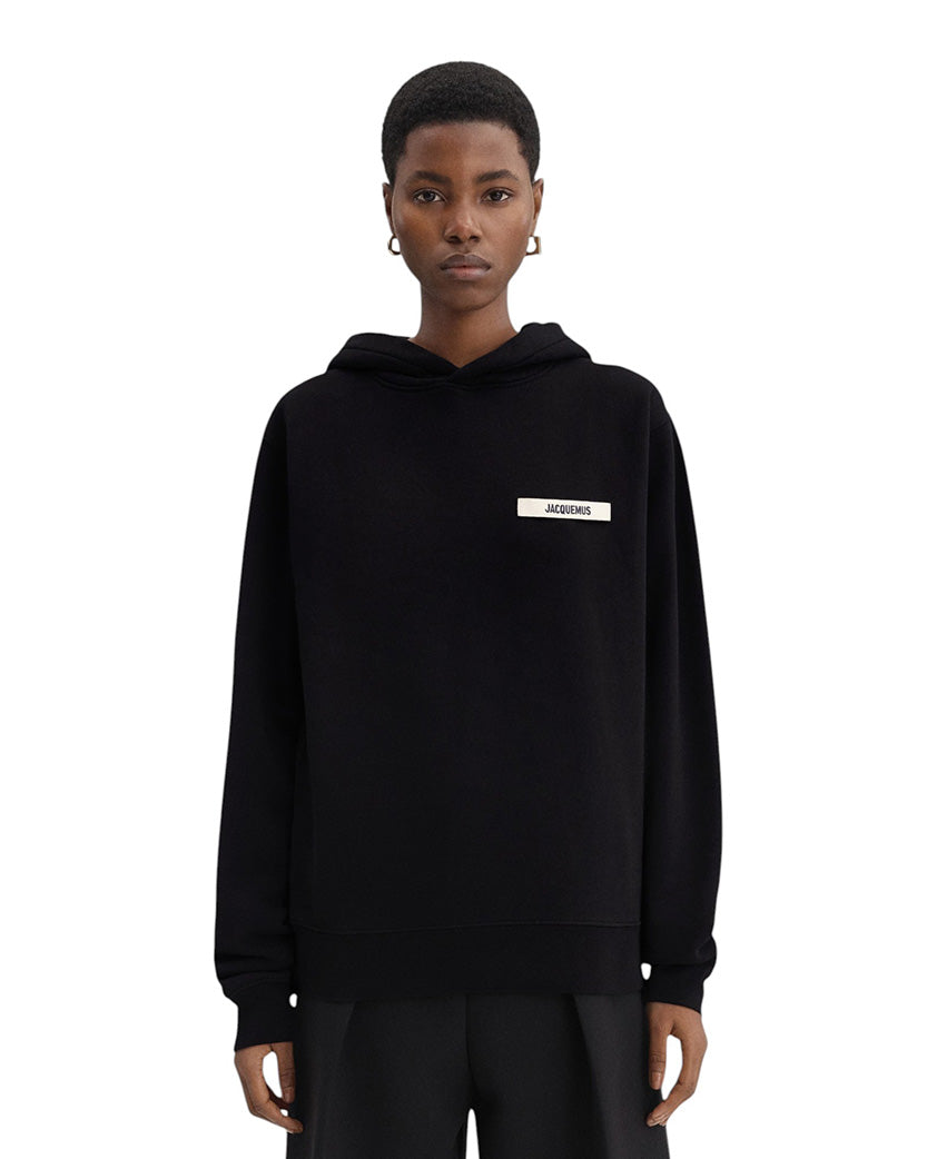Jacquemus Le Gros Grain Hoodie Black