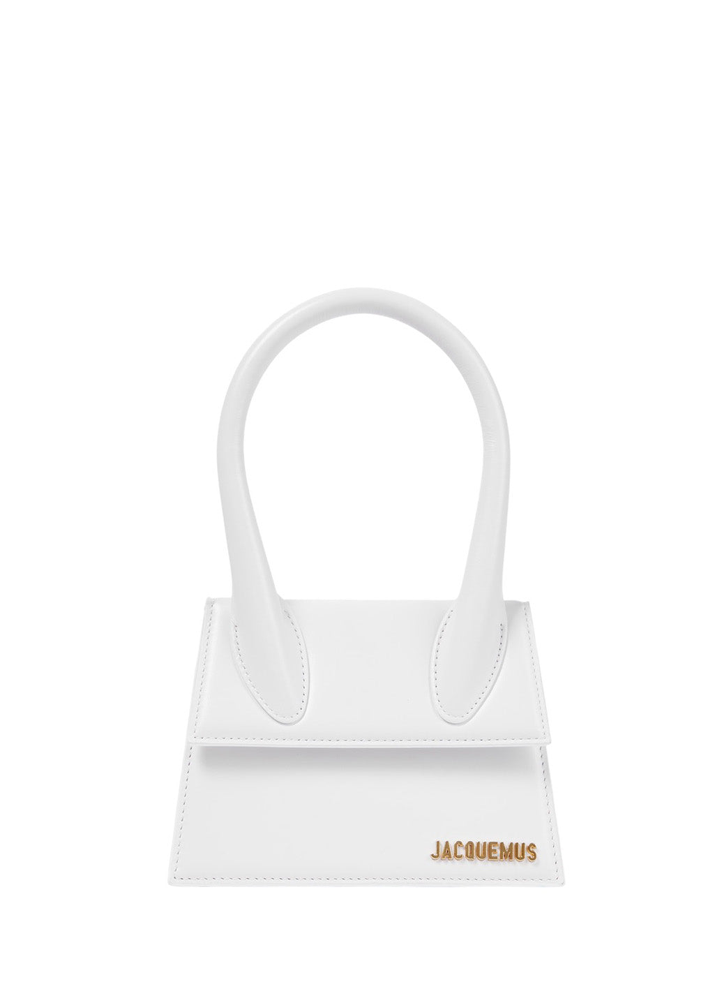 Jacquemus Le Chiquito Medium leather bag White
