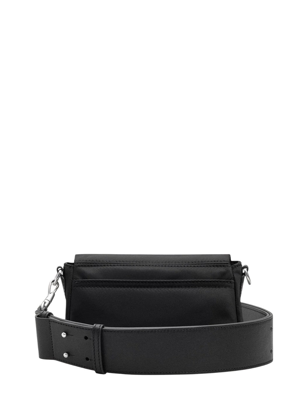 Сумка AMI Paris Marcel Nylon Lunch Box Bag Black | SSTORIES