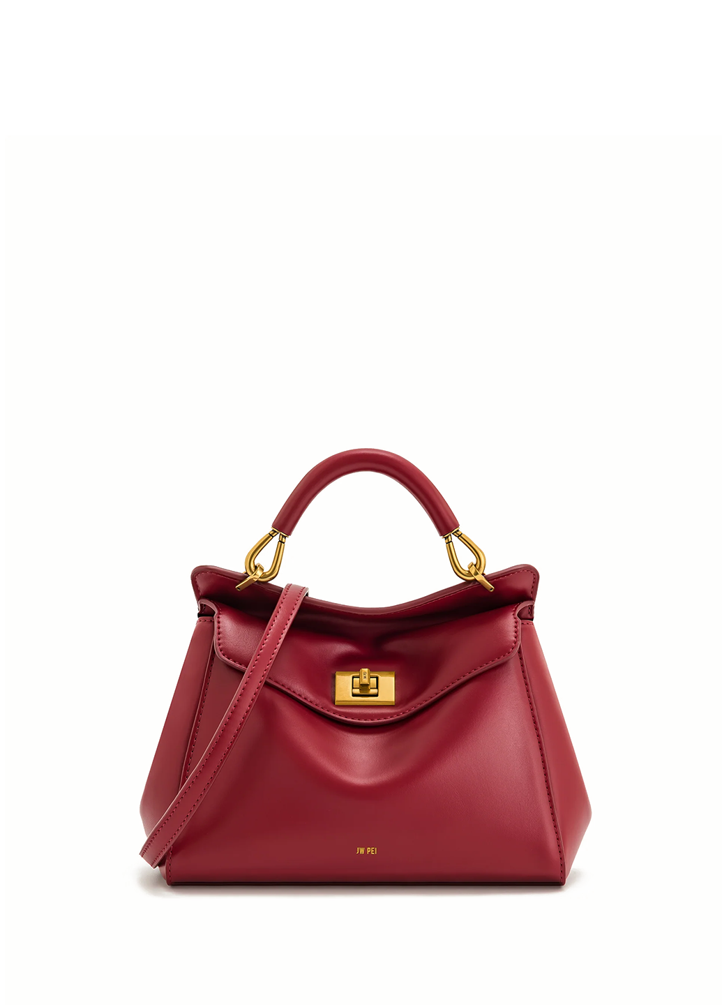 JW PEI Lucia Classic Top Handbag Claret