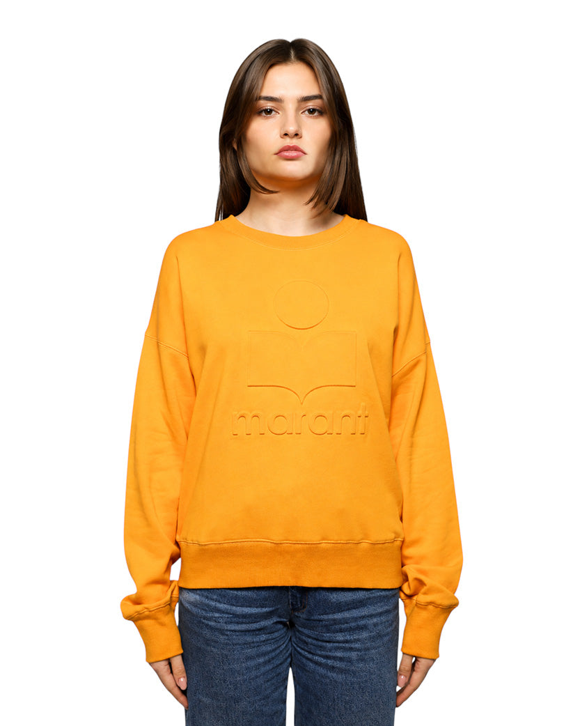 Isabel Marant Mobyli Sweatshirt Embossed Yellow