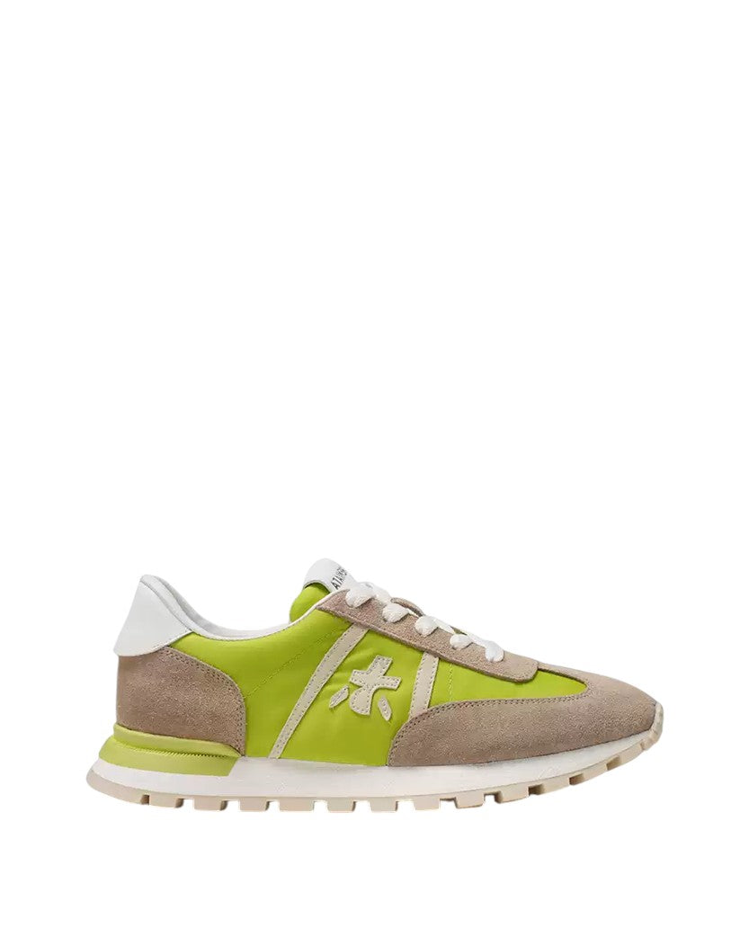 Premiata John Low Sneakers Khaki/Light Green
