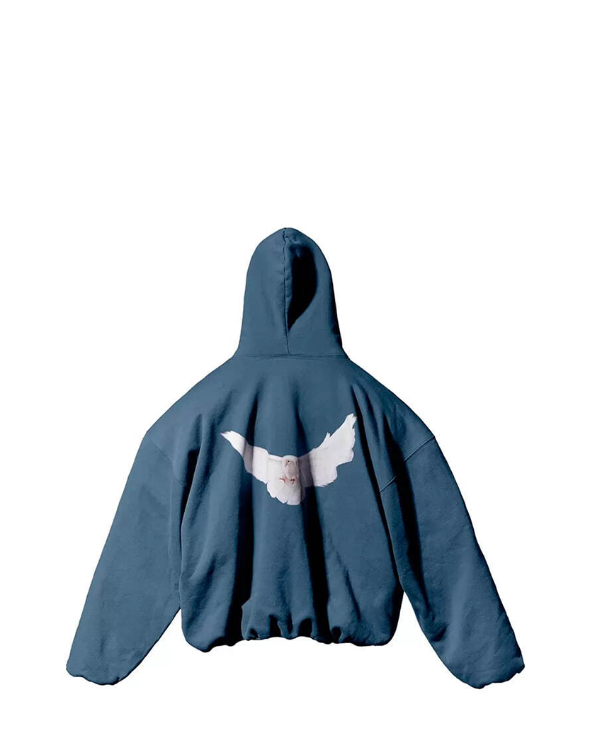 Худі Yeezy x Gap Engineered by Balenciaga Dove Hoodie Dark Blue Худі Yeezy x Gap Engineered by Balenciaga Dove Hoodie Dark Blue