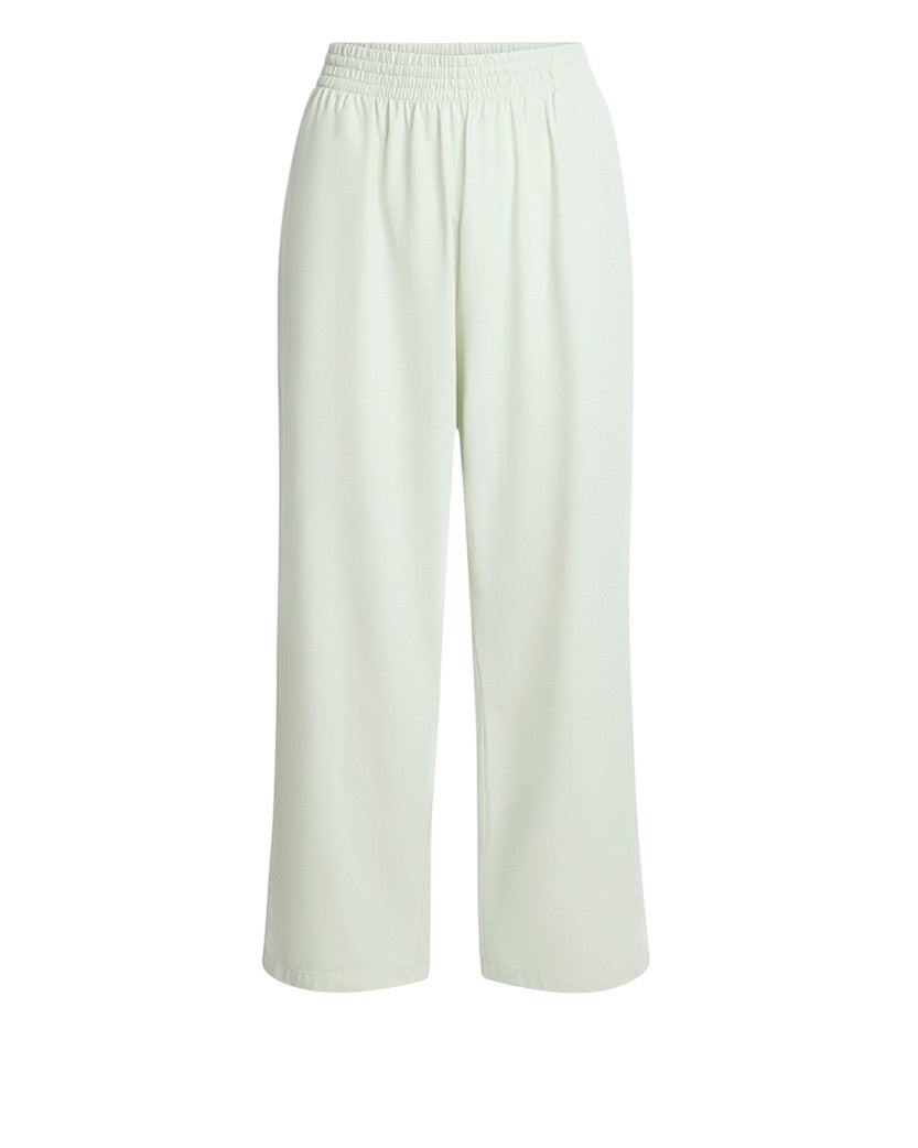 Skims Cotton Jersey Wide Leg Pant Mint