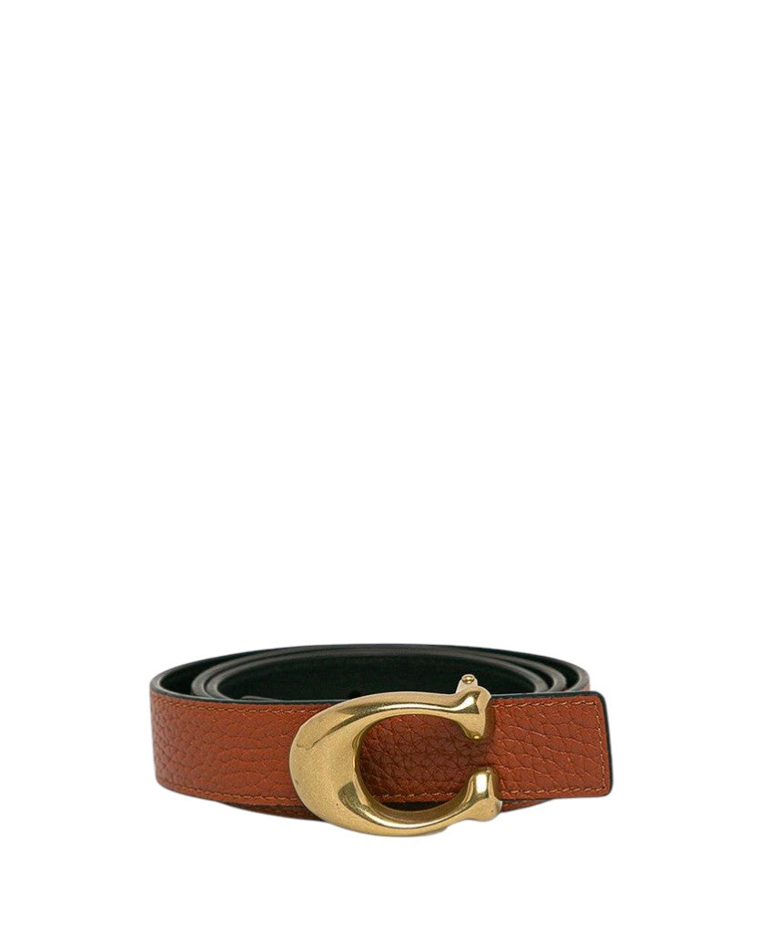 Coach Buckle Reversible Belt Brown/Black
