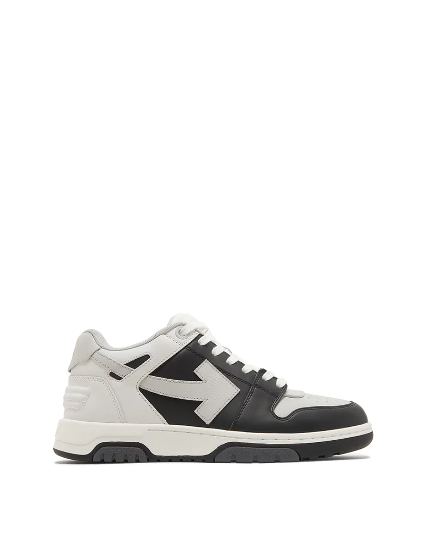 Off White Out Of Office 'OOO' Sneakers Light Grey Black
