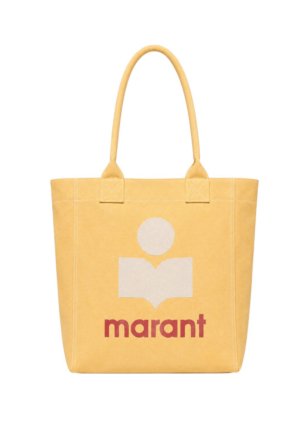 Isabel Marant Yenky Logo Canvas Tote Bag Yellow