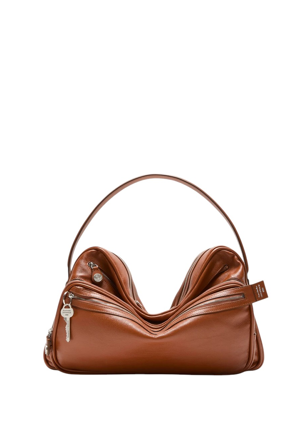 Acne Studios Camero Camera Shoulder Bag Cognac Brown