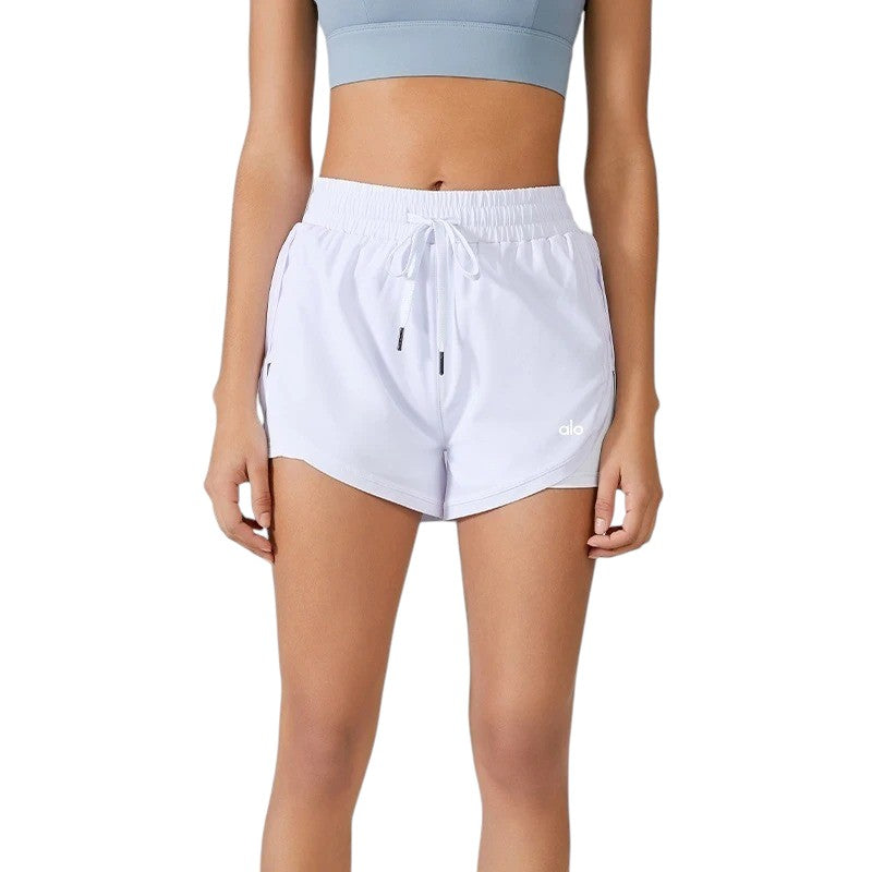 Alo Yoga Running Shorts White YK183-WT