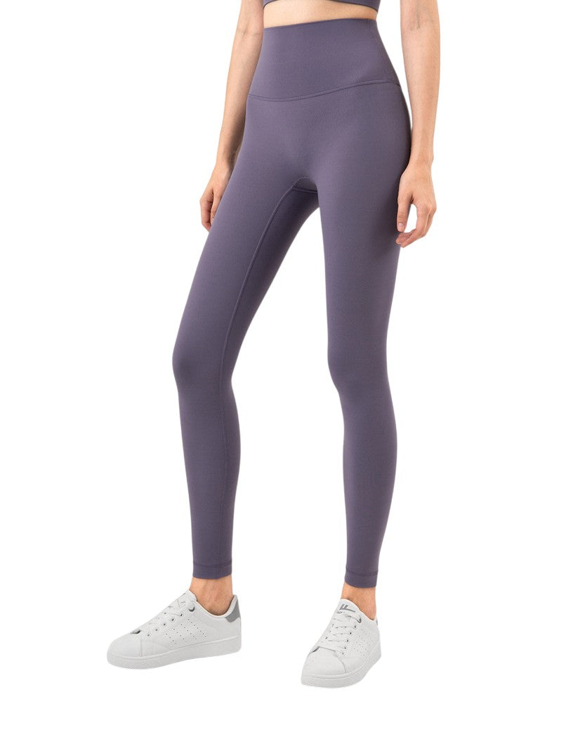 Alo Yoga Stretch High Waist Sports Leggings Light Lotus Gray D19108-LLGY