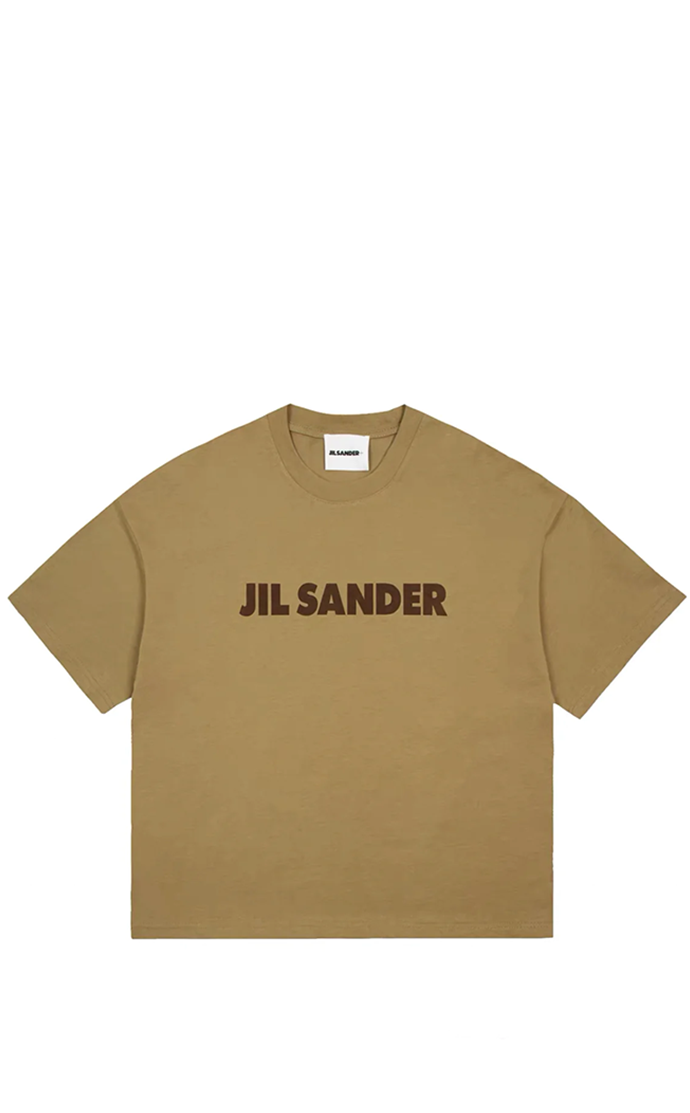 Jil Sander Logo T-Shirt Khaki