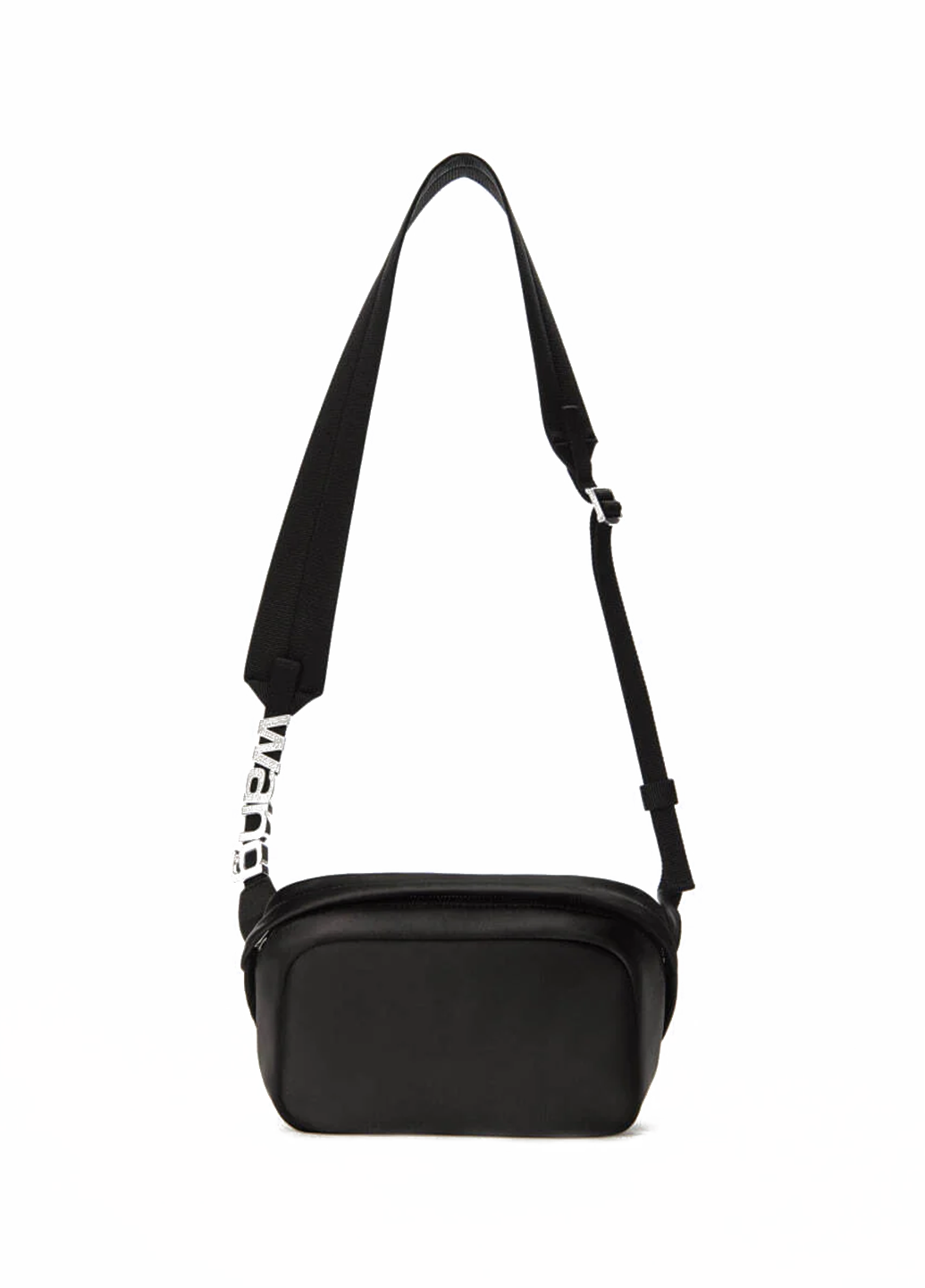 Alexander Wang Heiress Crossbody Satin Bag Black