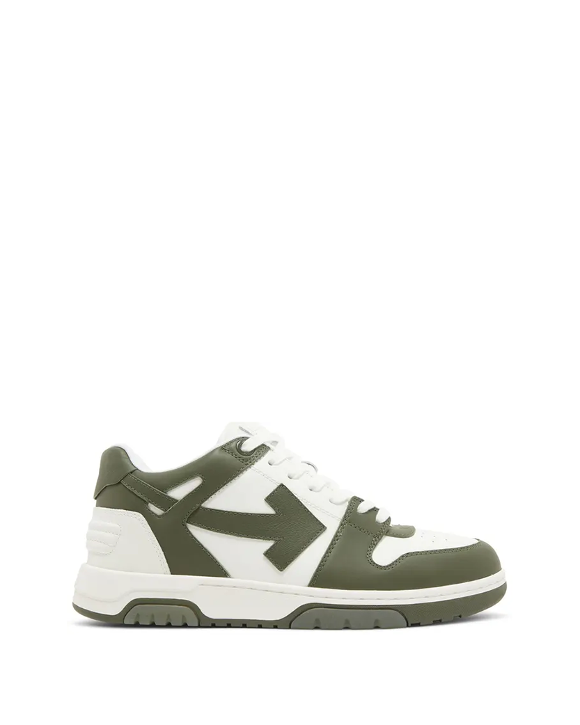 Off White Out Of Office 'OOO' Sneakers White-Khaki