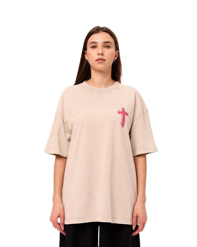 Футболка Chrome Hearts T-Shirt Apricot CH100-AT | SSTORIES