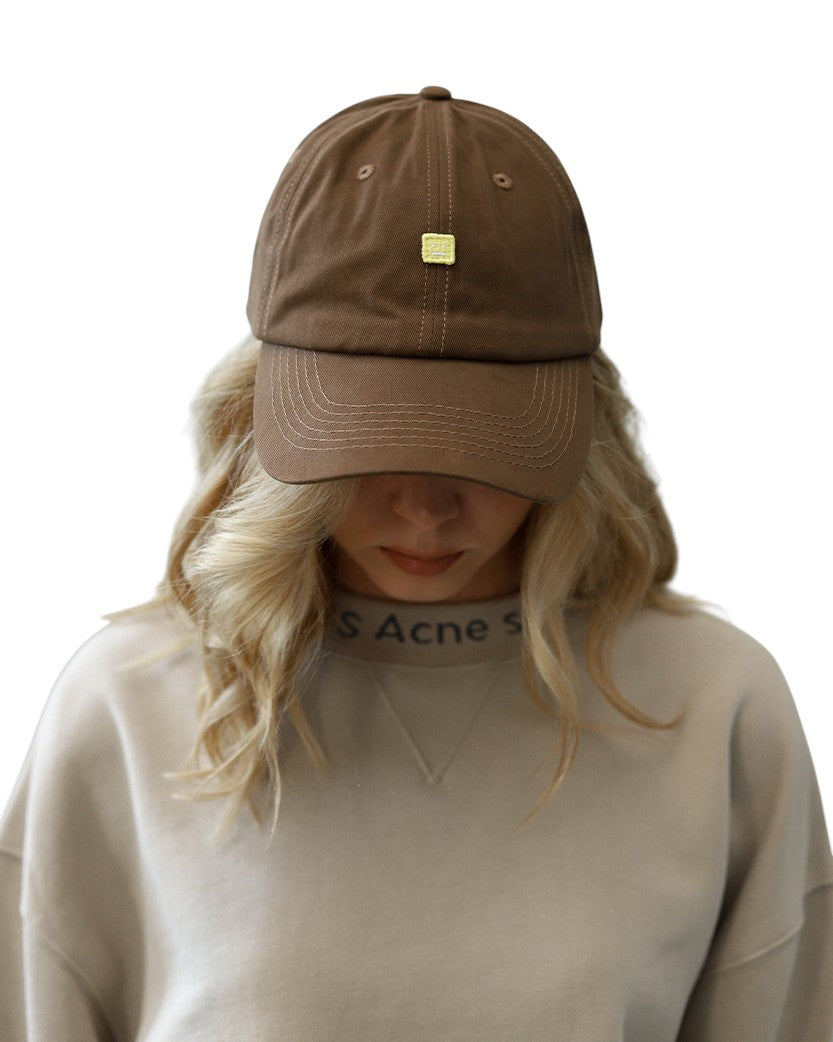 Acne Studios Micro Face Patch Cap Brown