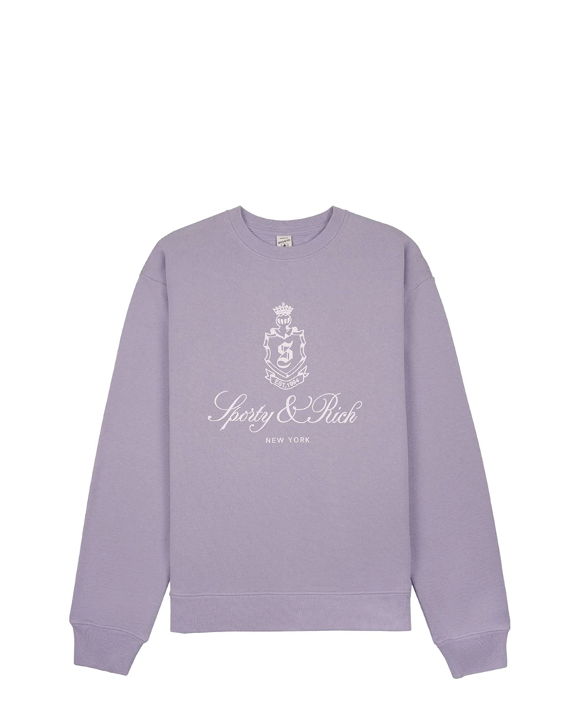 Sporty & Rich Vendome Sweatshirt Purple