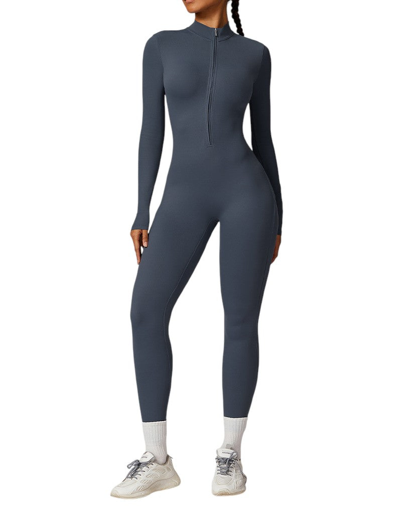 Alo Yoga Long Sleeve Jumpsuit Dark Blue a6652-DBL