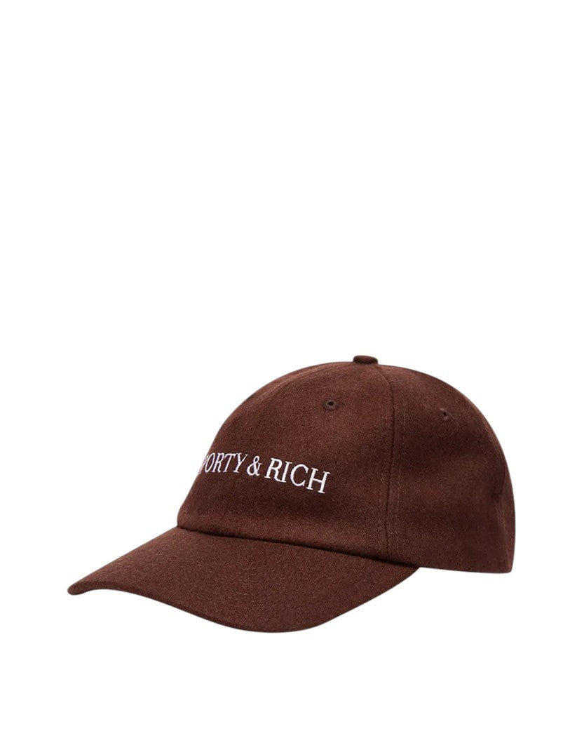Sporty & Rich California Hat Chocolate/White