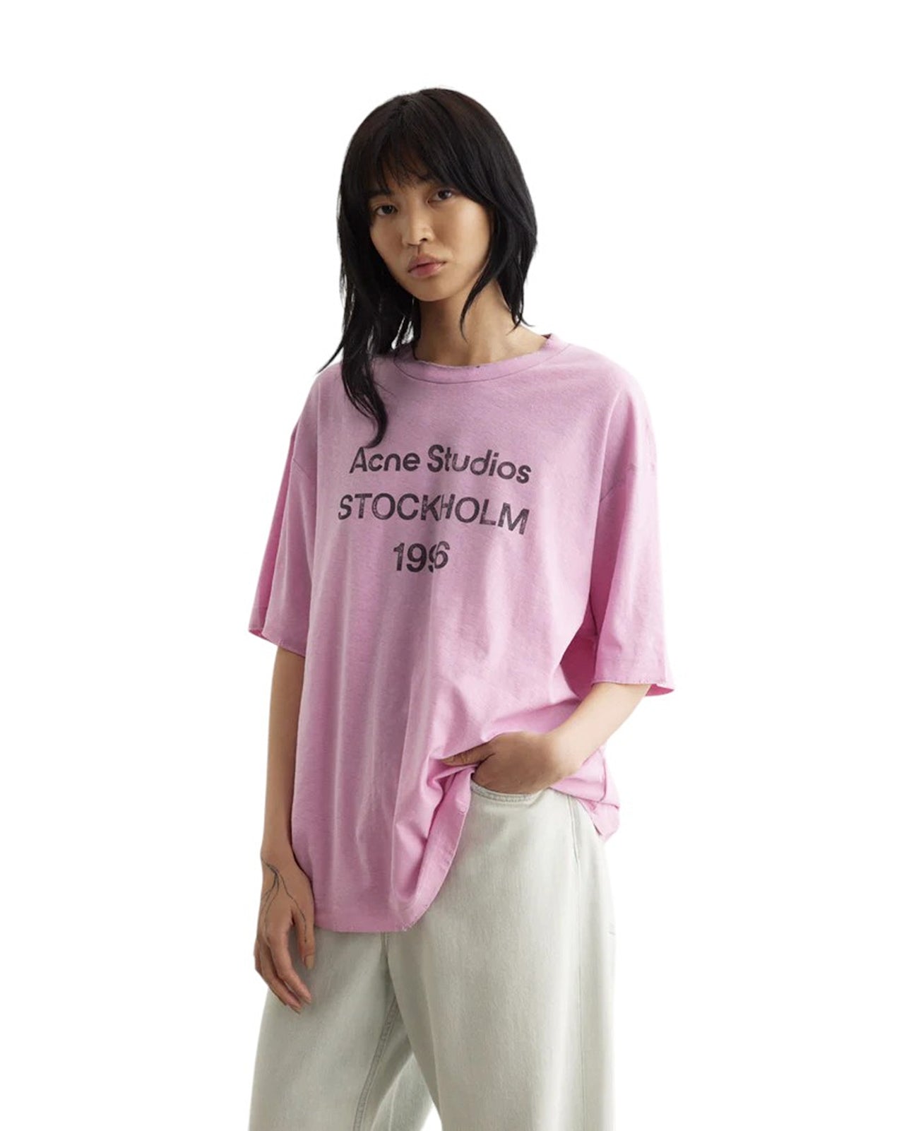 Acne Studios Exford 1996 T-Shirt Cotton Candy Pink