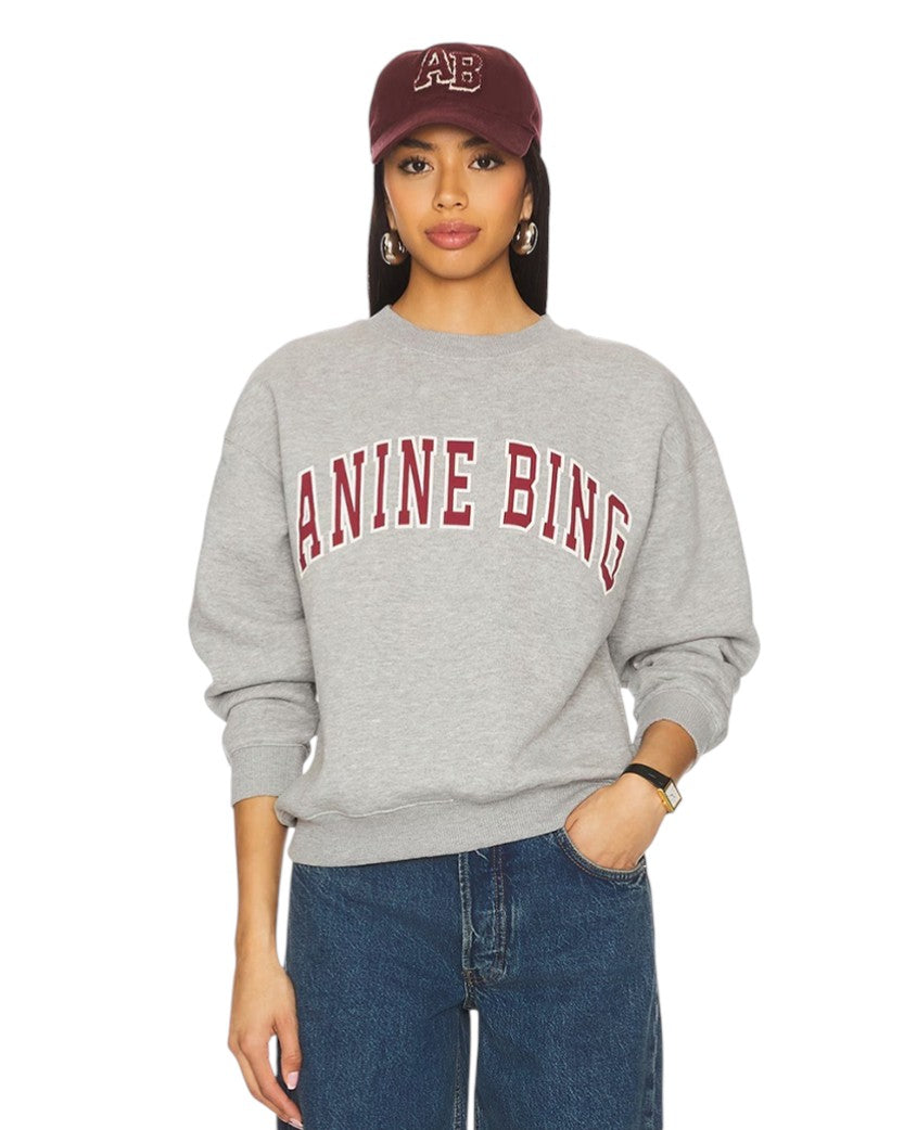 Anine Bing Spencer Sweatshirt Grey