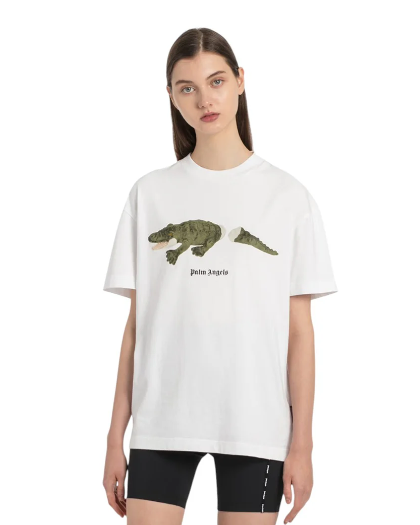 Palm Angels Croco T-Shirt White