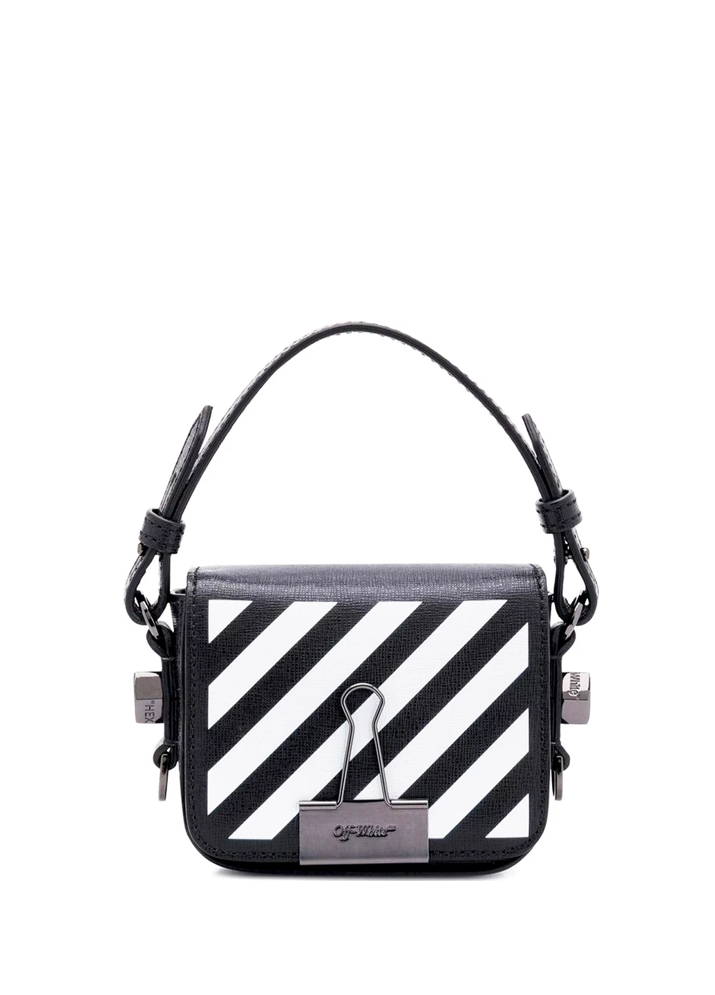 Off white diagonal flap bag sale