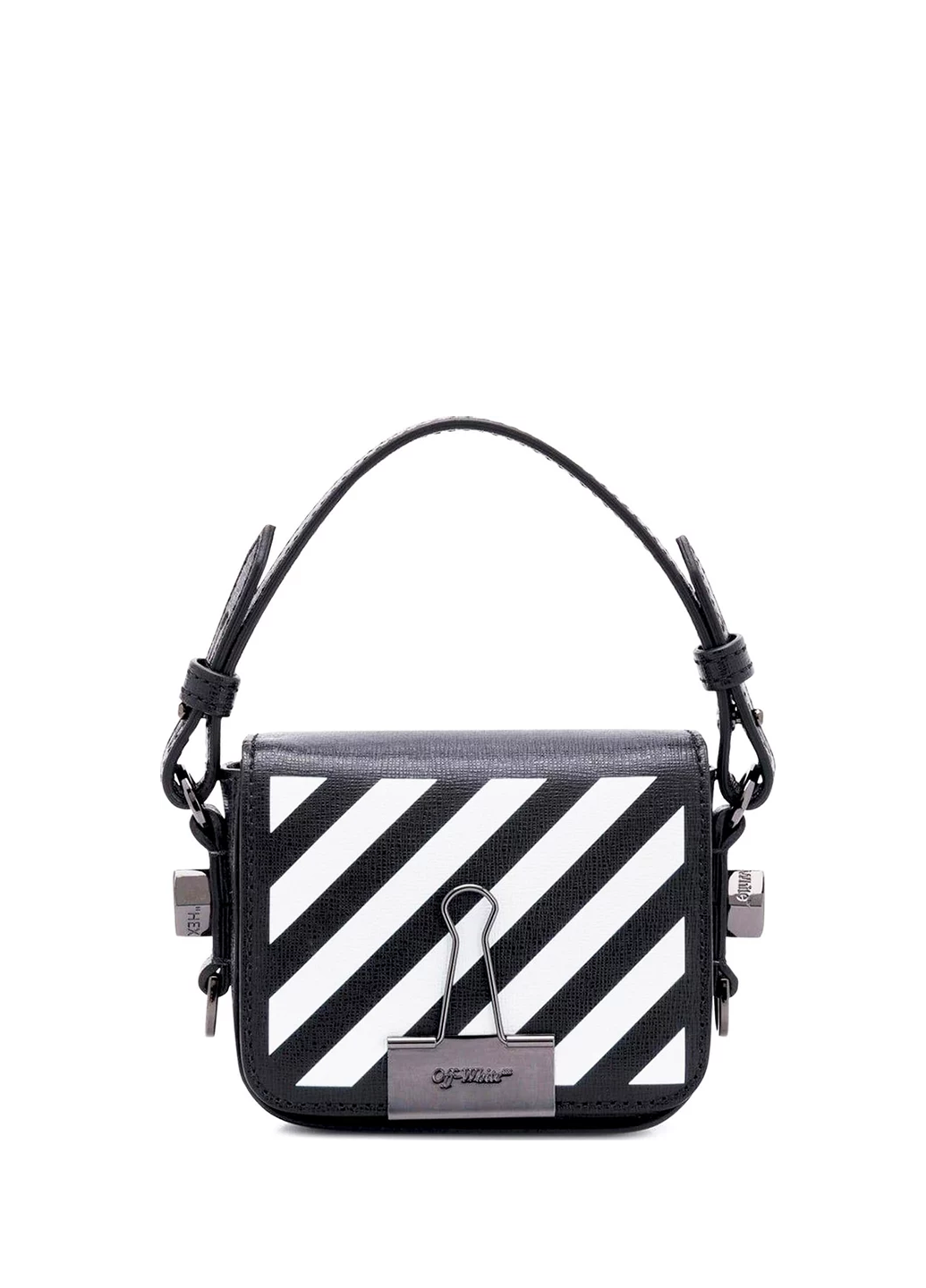 Off white diagonal flap bag hotsell